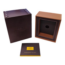 Scatola orologio Breitling vera pelle solo cassa e manuale istruzioni