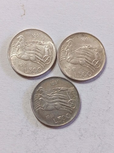 Tris 500 lire argento - di, 1961