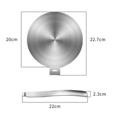 Esperienza di cucina di livello professionale con piastra diffusore in acciaio i