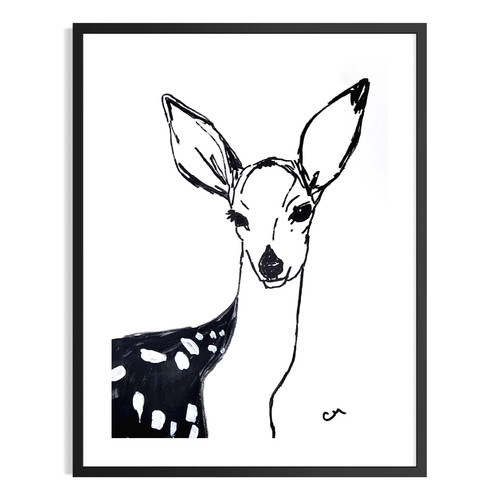 Quadro cervo acrilico