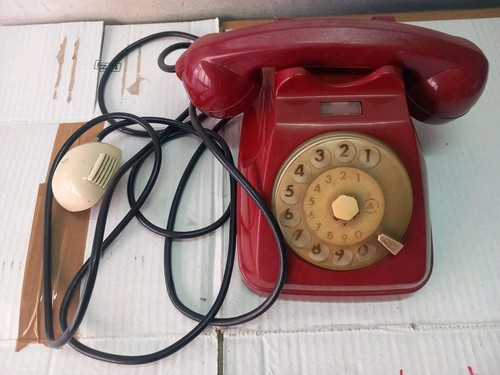 Telefono sip disco bordeaux - telefono,