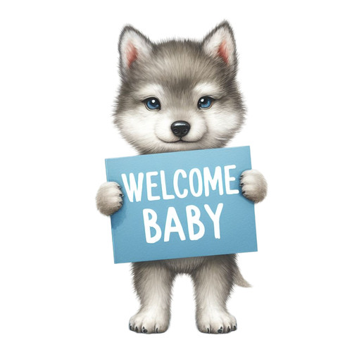 Adesivi auto welcome baby - x,