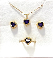 NUOVO Parure Donna Acciaio Oro