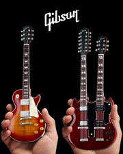 SET 2 Chitarre Jimmy Page Mini Gibson Led Zeppelin da Collezione