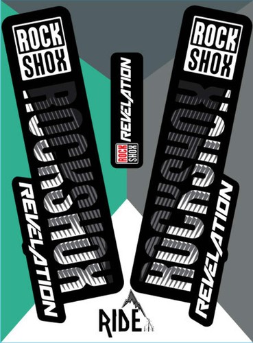 Rockshox revelation decal kit - decal,