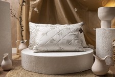 100% Wool Pillow Natural Bed