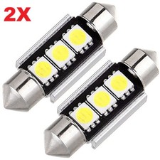 2 LAMPADINE SILURO 39mm 3 LED