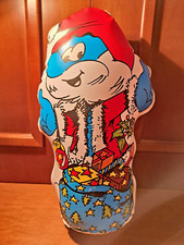 GRANDE PUFFO BABBO NATALE - GONFIABILE GOMMA - BASE PER ACQUA - Vintage - OTTIMO