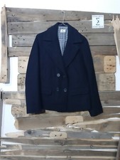 LACOSTE GIUBBINO CAPPOTTO GIACCHE JACKET DONNA WOMAN WOOL LANA NERO 36 A802F