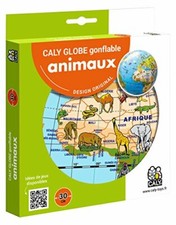 Mappamondo gonfiabile"Animalx" 30 cm (g8N)