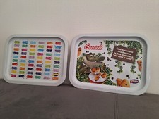 Coppia Vassoi Gocciole Pavesi Pubblicitario Barilla Made in Italy