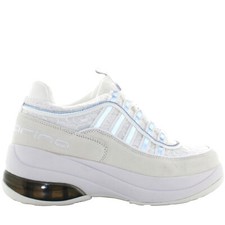 Fornarina donna sneakers con zeppa UP WHITE LACE P25