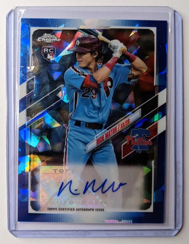 Autografo nick maton rookie - autografo,