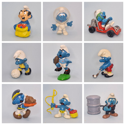 Vintage smurf figures peyo - figures,