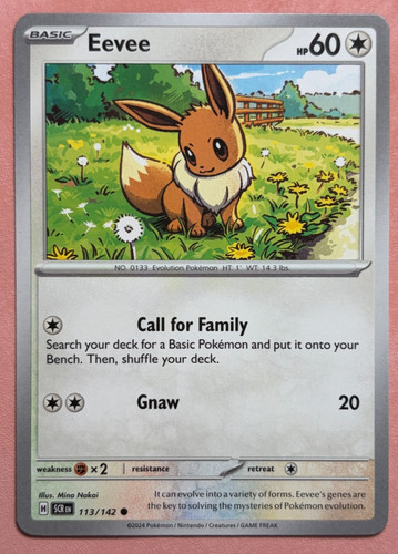 Eevee carte pokémon - eevee~carte,