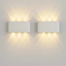 Set 2 Applique da Muro 6 Led