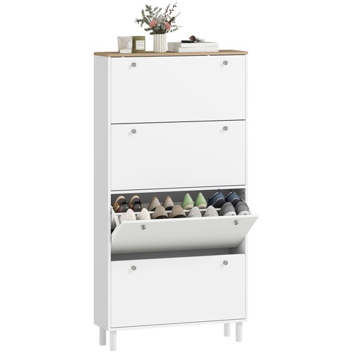 Homcom scarpiera slim - homcom, 4