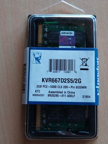 Kingston 2gb ddr2 - 2gb, pc2-5300