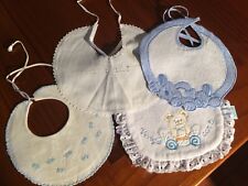 BAVAGLINI, BAVETTE PER NEONATO, RICAMATI