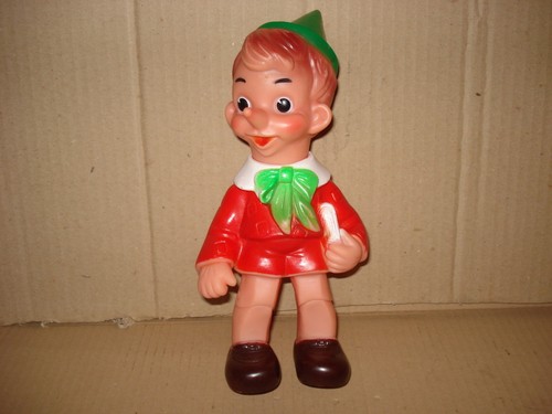 Pupazzo pinocchio vinile ledra - pinocchio,