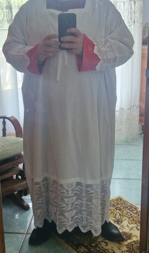 Camice sacerdotale con - , pizzo