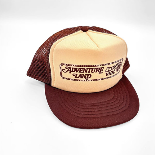 Cappello camionista marrone