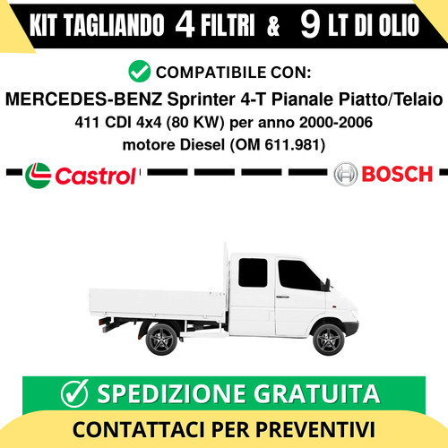 Tagliando per mercedes benz - per, mercedes-benz
