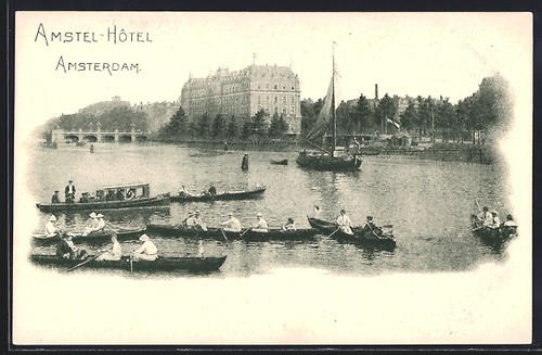 Cartolina amsterdam hotel - cartolina,