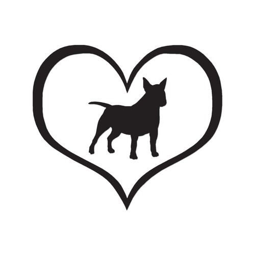 Cuore miniatura bull terrier - cuore,