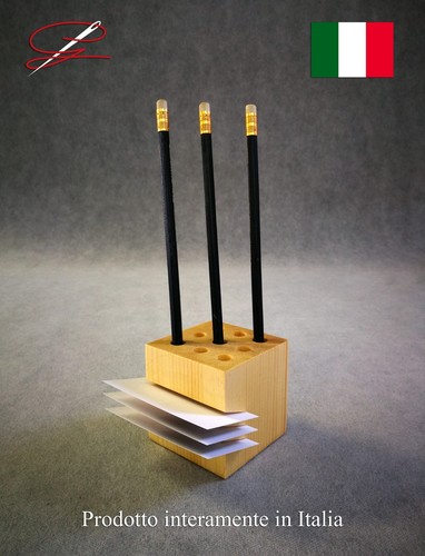 Porta penne legno buchi - porta,