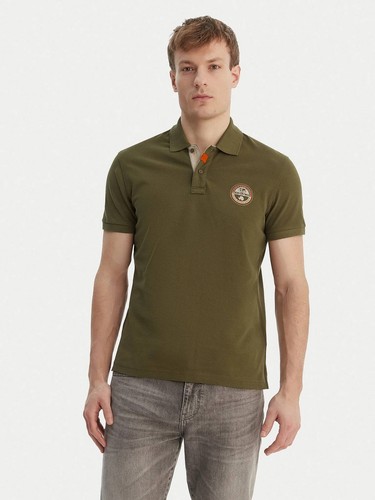 Napapijri polo clanis verde - polo,