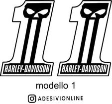 Adesivi Prespaziati Harley-Davidson Number 1 ?