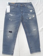 Dondup Jeans Da Uomo W34 Modello Brighton Carrot Fit Nuovo + Mai Indossato