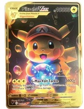 Pokemon Card Pikachu Vmax Gold