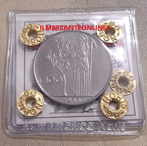 100 lire 1966 - 100, periziata