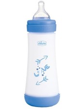 CHICCO BIBERON P5 300ML FAST SILICONE BOY