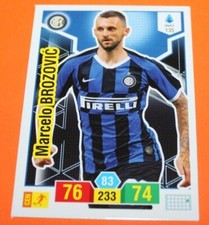 CARD ADRENALYN CALCIATORI PANINI 2019 2020 19 20 N.135 BROZOVIC INTER