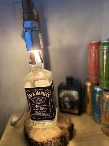 Lampada jack daniel - lampada,