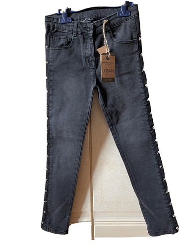 Jeans nero losan bambina - jeans, 10