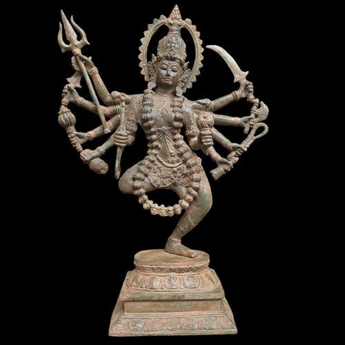 Grande statua bronzo kali - grande,