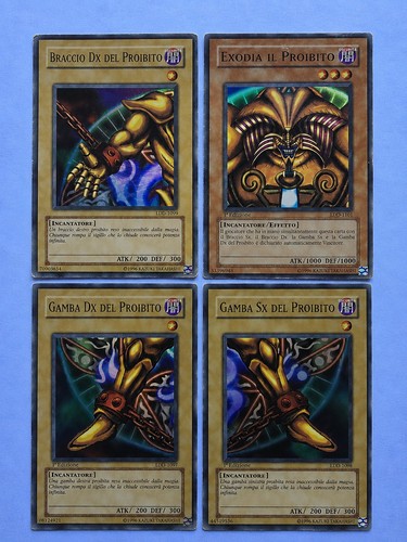 Exodia proibito ita 1 - exodia, il