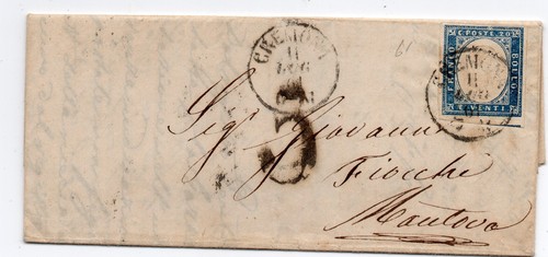 Sardegna 1861 20 - sardegna, 1861-