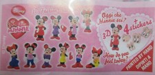 RARO Set 10 Mini Figure 3cm 3D Fashion Collection Minnie DISNEY ZAINI