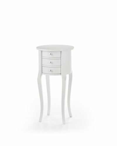 Tavolino bianco tondo - ,