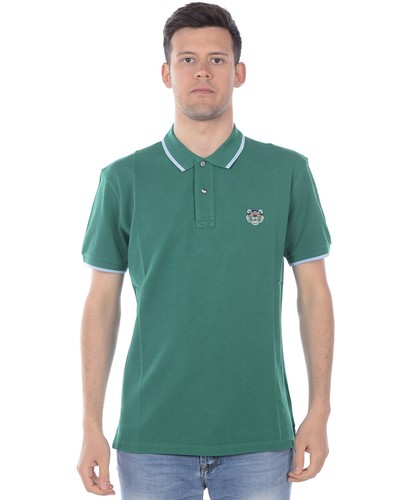 Polo kenzo shirt tiger cotone - kenzo,