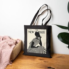 Borsa tote stampa abito