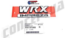 Originale Subaru Wrx Impreza Posteriore Stemma Adesivi Emblema Blackoutline Per
