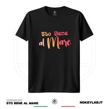 T-shirt Marco Mengoni Sto Bene Al Mare Maglia Merch Concerto Luglio Giugno