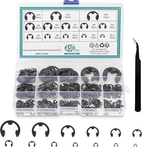 Kit 450 clips anelli - e-clips,