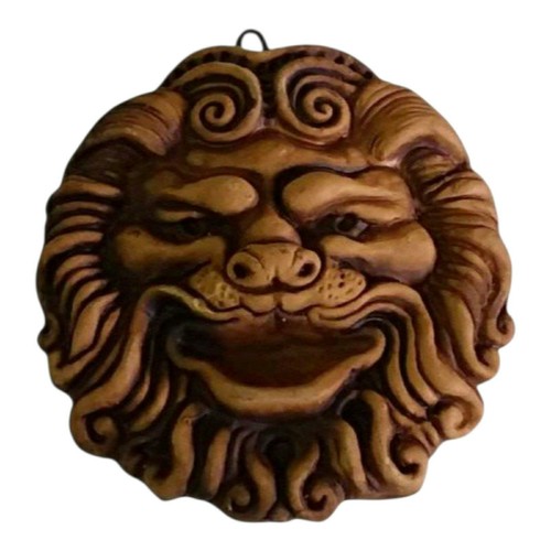 Maschera leone terracotta - leone,